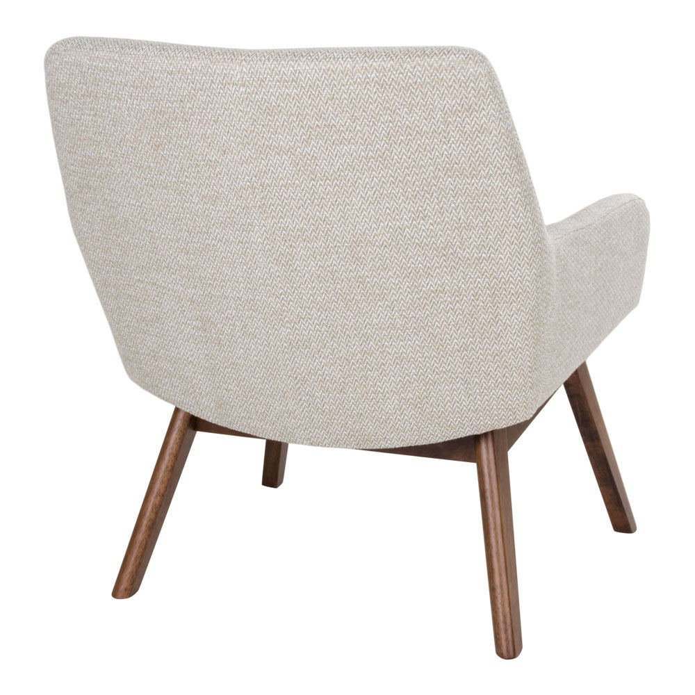 London – Sessel mit Walnussholzbeinen, 63×65×73 cm